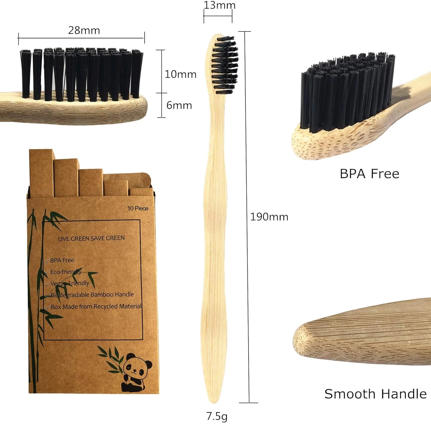 Eco Friendly Bamboo Toothbrush